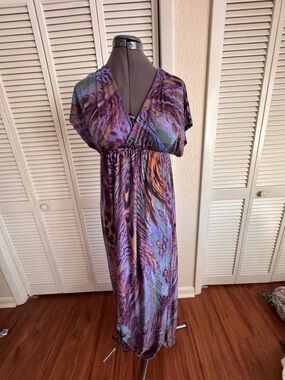 Shoreline Purple Multi-Color Maxi Dress